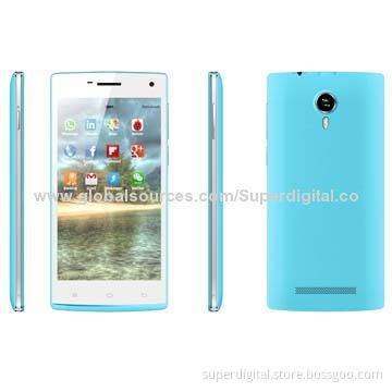 3G Phones, 5.0-inch IPS Display, Super Slim, Android 4.2 OS/MTK6572M Dual-core, 512MB + 4GB